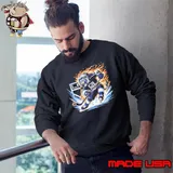 Art mascot burning Los Angeles Kings shirt