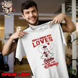 Baltimore Orioles Mickey Mouse just a nurse who loves and Disney Baseball Unisex