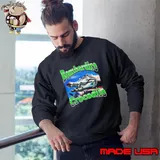 Bombardino Crocodilo Funny Brain Rot Retro Sweatshirt