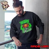 Boston Celtics Basketball Hoop Graffiti Green Court Airbrush Style Sports Fan Shirt
