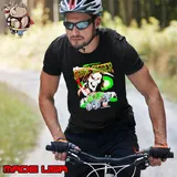 Dennis Anderson’s grave digger skeleton shirt