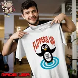 Flippers Up trade war warrior Penguins shirt