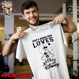 Houston Astros Mickey Mouse just a nurse who loves and Disney Baseball Unisex