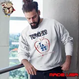 Los Angeles Dodgers teacher teach love inspire 2025 apple heartbeat shirt