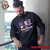 Red White Blue Nurse Practitioner US Flag 4th Of July Sweatshirt
