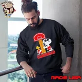 Snoopy And Woodstock Louisville Cardinals Basketball Sweatshirt