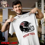 Texas Tech Red Raiders Youth Heather Dripping Football Helmet Unisex