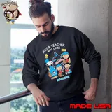 The Peanuts just a teacher who love Miami Marlins Sweatshirt