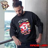 The Peanuts just a teacher who love Texas Rangers Sweatshirt
