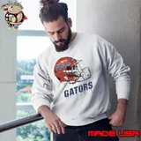 Vive La Fete Florida Gators Infant Dripping Football Helmet Shirt