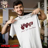 Custom western Kentucky hilltoppers peace love Unisex