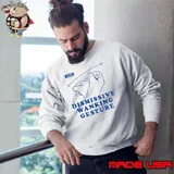 Dismissive wanking gesture asl for beginners Sweatshirt
