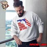 God please Florida my state maps american flag shirt
