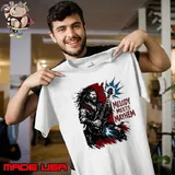 Melody meets mayhem guitar shirt