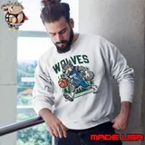 Minnesota Timberwolves Mascot Basketball Shirt