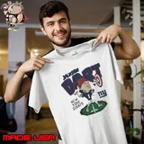 New York Giants Jaxson Dart bright lights big plays caricature Unisex