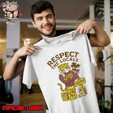 Respect the locals LSU State Louisiana mascot shirt