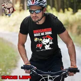 Snoopy and Woodstock Tampa Bay Buccaneers make me drink shirt