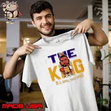 The king all hail the king LeBron James Los Angeles Lakers chibi Unisex