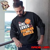 This girl loves her fireman and New York Knicks shirt