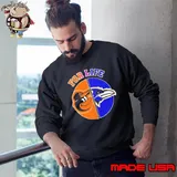 Baltimore Ravens and Baltimore Orioles for life sports team logo Sweatshirt