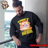 In Memory Of Brian Wilson 1942 I Just Wasn’t Made For These Times Signature Sweatshirt
