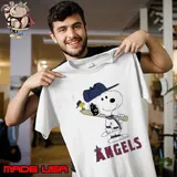 Los Angeles Angels Snoopy Baseball funny cartoon Unisex
