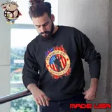 Memorial Day Remember Honor Partiotic Veterans American Flag 2025 Sweatshirt