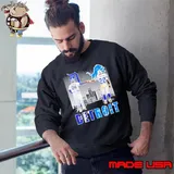 Miguel Cabrera vs Barry Sanders Detroit Sports Team Signatures Sweatshirt