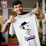 New York Yankees Snoopy Baseball funny cartoon Unisex