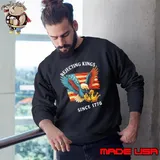 Patriotic Eagle Crown 4th Of July Rejecting Kings Since 1776 Sweatshirt