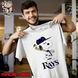 Tampa Bay Rays Snoopy Baseball funny cartoon Unisex
