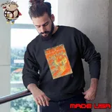 Van Gogh style Tiger Who Dey Sweatshirt