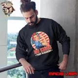 Vintage No Kings Fight Oligarchy Woman’s Girl America Flag Sweatshirt