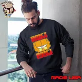 Don’t know don’t care orange cat Sweatshirt