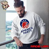 Elon Musk America Party Flag Shirt