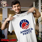 Elon Musk America Party Flag Unisex