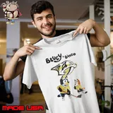 Nashville Predators Bluey And Bingo 2025 Hockey Shirt