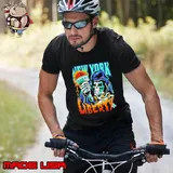 New York Liberty Fest Torch skeleton graphic Unisex
