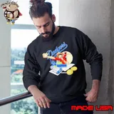 One Piece Monkey D. Luffy X Los Angeles Dodgers left field shirt