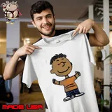 Peanuts Franklin Character cartoon cute shirt