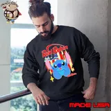 Red Robin and Stitch logo american flag Sweatshirt