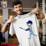 Shohei Ohtani Art Los Angeles Dodgers jersey cartoon shirt