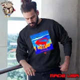 Superman metropolis city of tomorrow ripped poster Sweatshirt