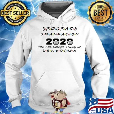 3rd grade graduation 2020 mask the one where I was in lock down s Hoodie