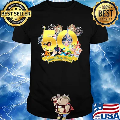 50 Years of Magic Kingdom Walt Disney world shirt