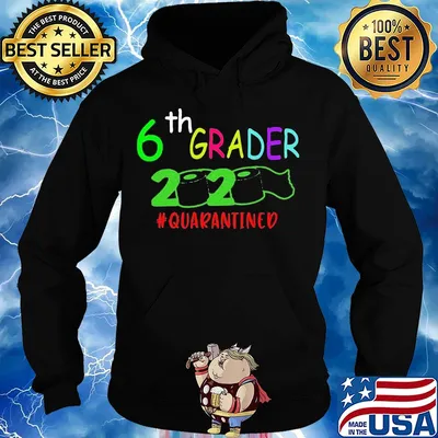6th grader 2020 quarantined toilet paper s Hoodie