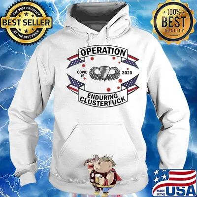 82nd airborne paratrooper tattoos operation covid-19 2020 enduring clusterfuck s Hoodie