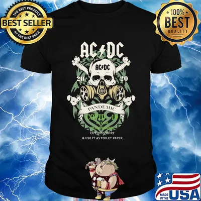 ACDC 2020 pandemic Covid-19 in case shirt