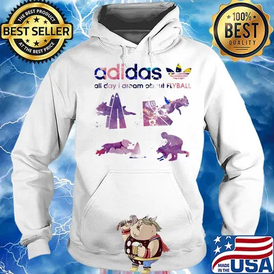 Adidas all day I dream about flyball great s Hoodie